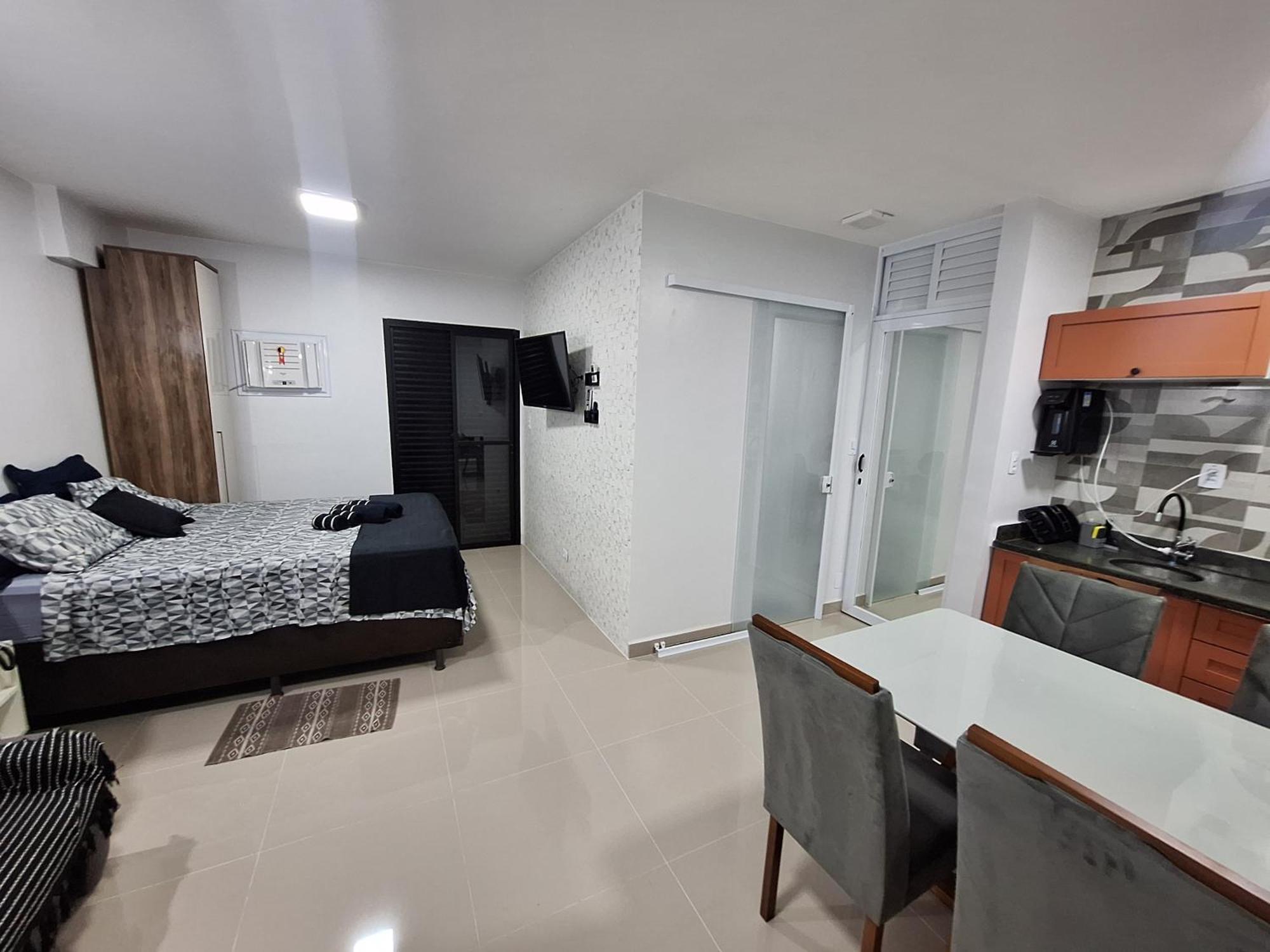 Flat Da Belly 904-a 公寓 Sao Vicente (Sao Paulo)